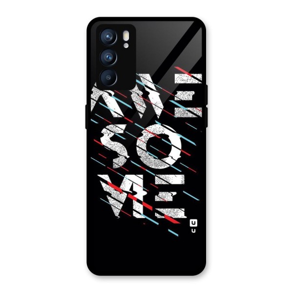 Awesome Me Glass Back Case for Oppo Reno6 5G