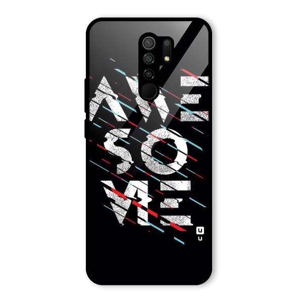 Awesome Me Glass Back Case for Redmi 9 Prime