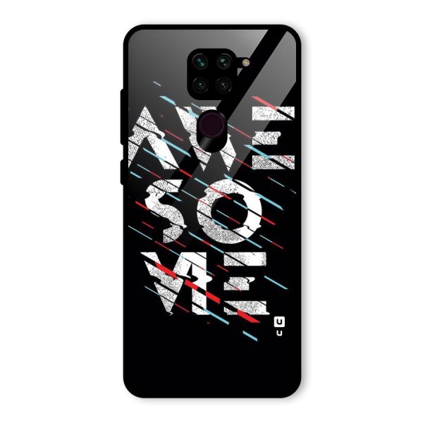 Awesome Me Glass Back Case for Redmi Note 9