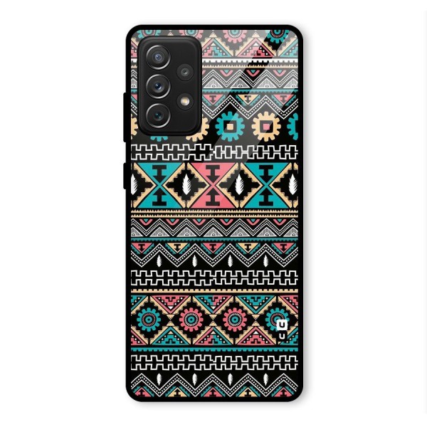 Aztec Beautiful Creativity Glass Back Case for Galaxy A72