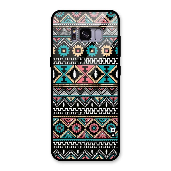 Aztec Beautiful Creativity Glass Back Case for Galaxy S8