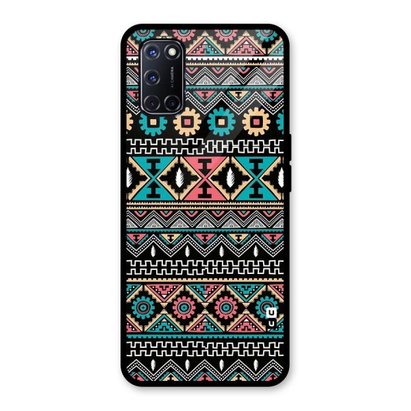 Aztec Beautiful Creativity Glass Back Case for Oppo A52