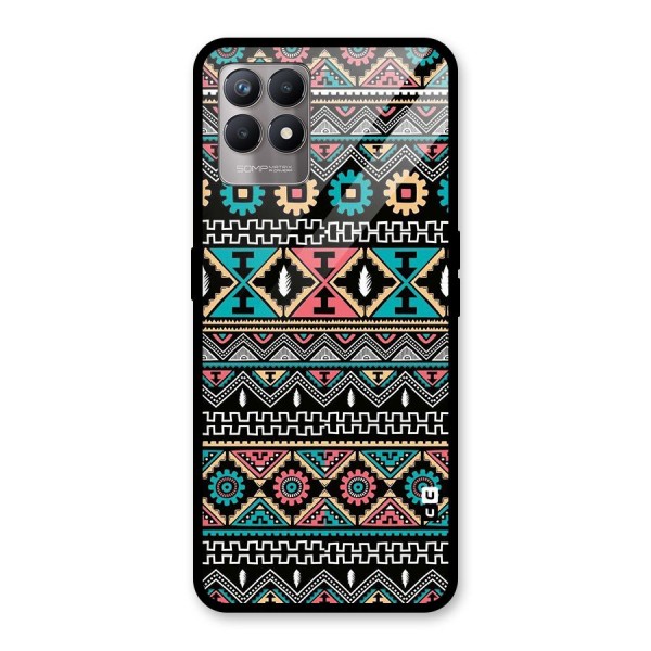 Aztec Beautiful Creativity Glass Back Case for Realme 8i