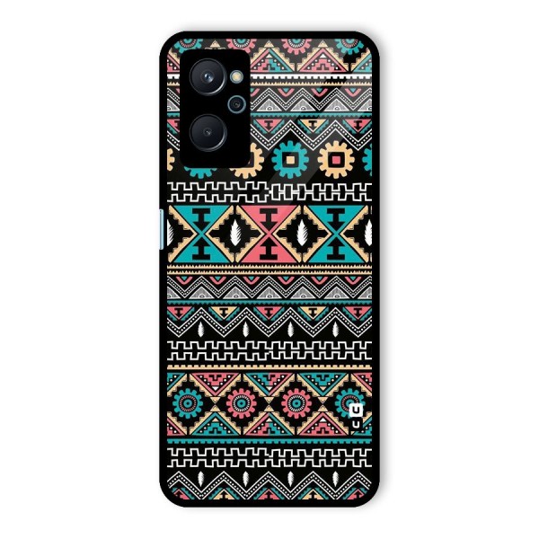 Aztec Beautiful Creativity Glass Back Case for Realme 9i