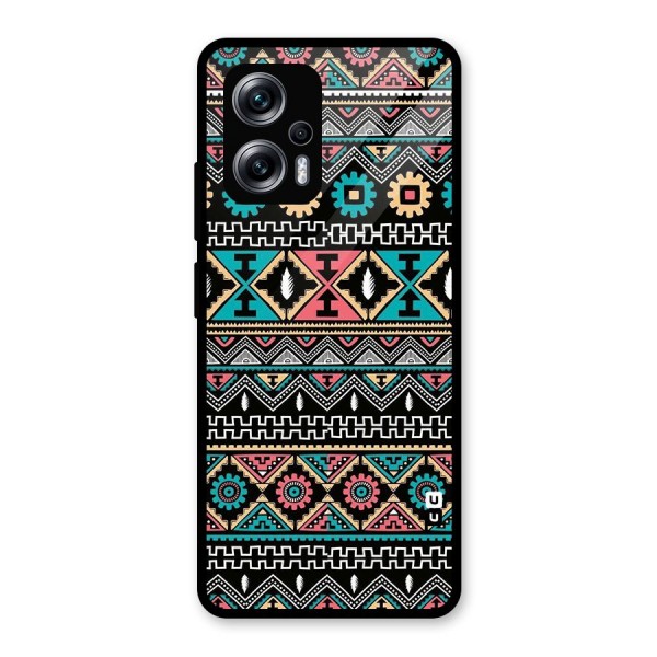 Aztec Beautiful Creativity Glass Back Case for Redmi K50i