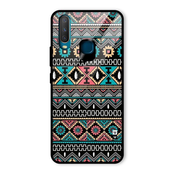 Aztec Beautiful Creativity Glass Back Case for Vivo Y12