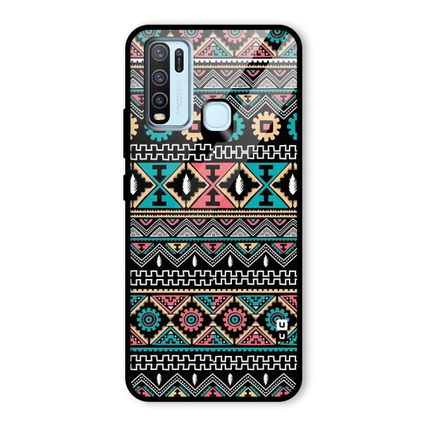 Aztec Beautiful Creativity Glass Back Case for Vivo Y50