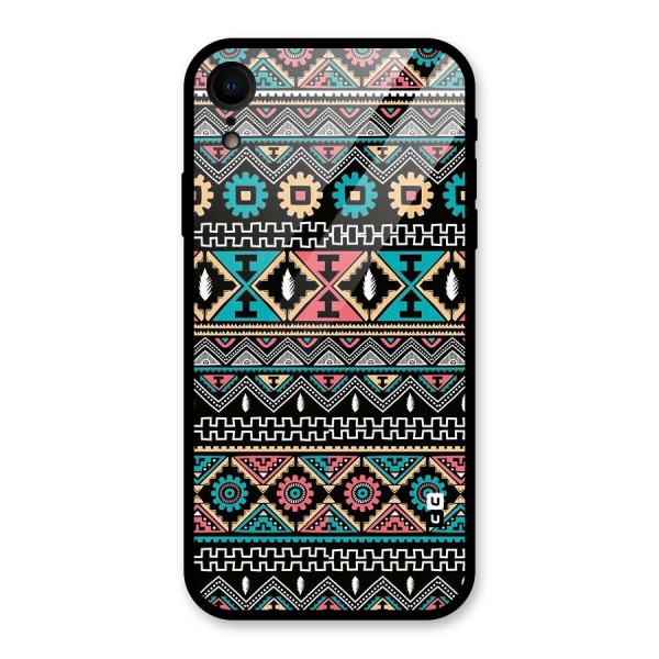 Aztec Beautiful Creativity Glass Back Case for XR