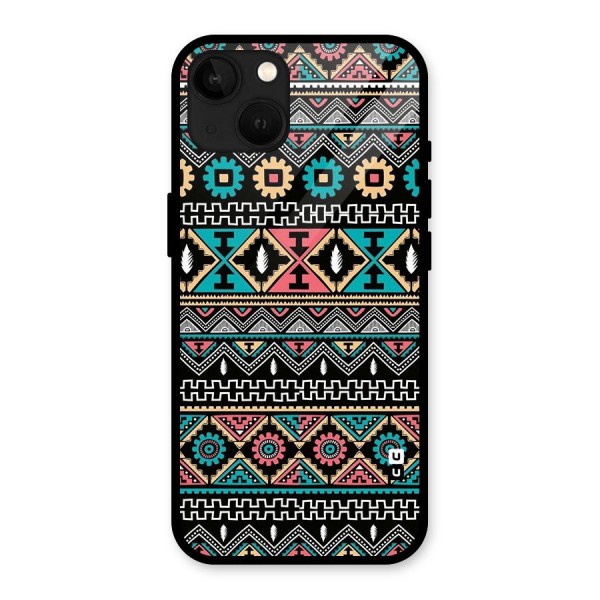 Aztec Beautiful Creativity Glass Back Case for iPhone 13