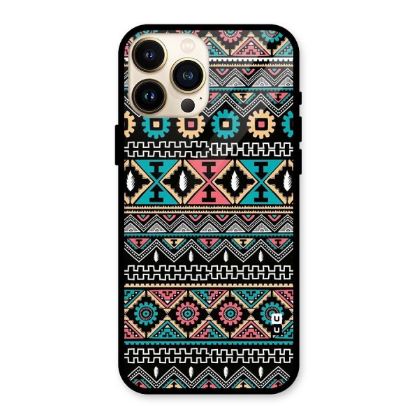 Aztec Beautiful Creativity Glass Back Case for iPhone 13 Pro Max