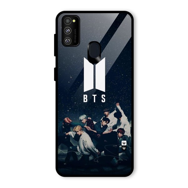 BTS Army All Glass Back Case for Galaxy M30s