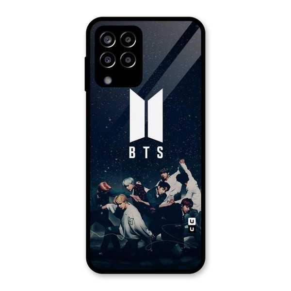 BTS Army All Glass Back Case for Galaxy M33