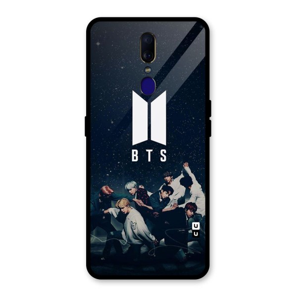 BTS Army All Glass Back Case for Oppo F11