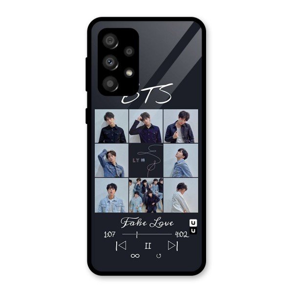 BTS Fake Love Glass Back Case for Galaxy A32