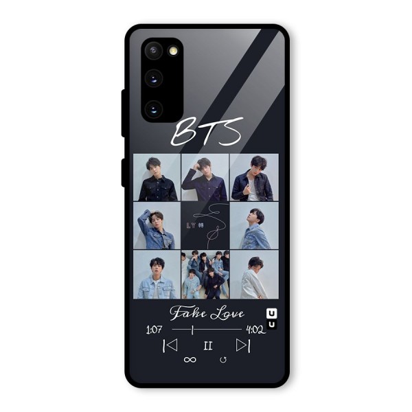 BTS Fake Love Glass Back Case for Galaxy S20 FE