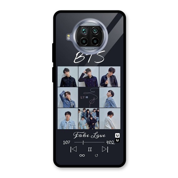 BTS Fake Love Glass Back Case for Mi 10i