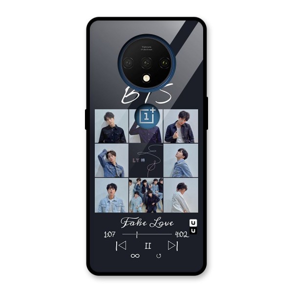 BTS Fake Love Glass Back Case for OnePlus 7T