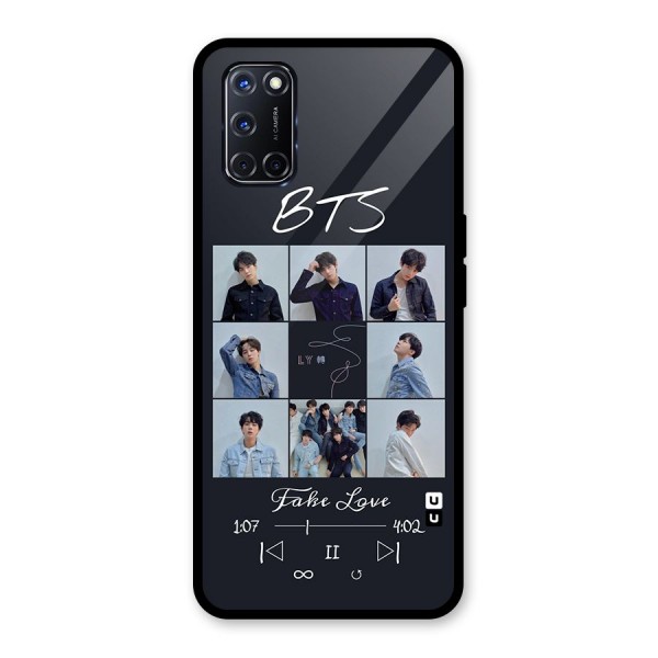 BTS Fake Love Glass Back Case for Oppo A52