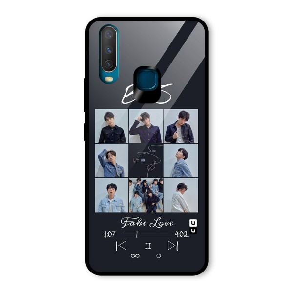 BTS Fake Love Glass Back Case for Vivo Y12