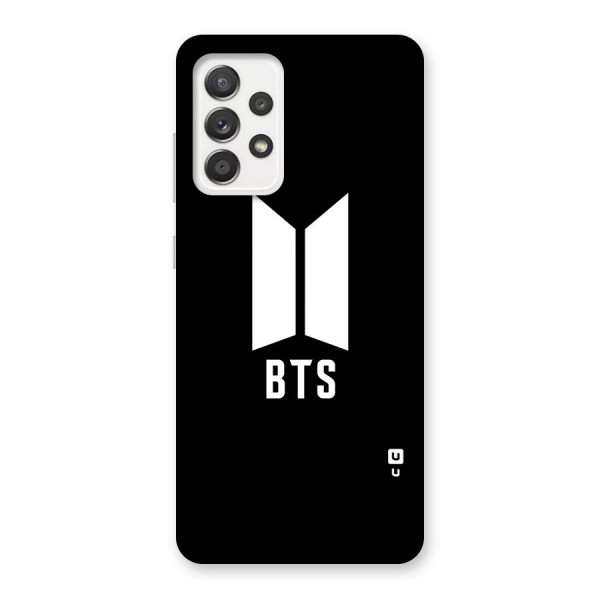 BTS Logo Black Back Case for Galaxy A52