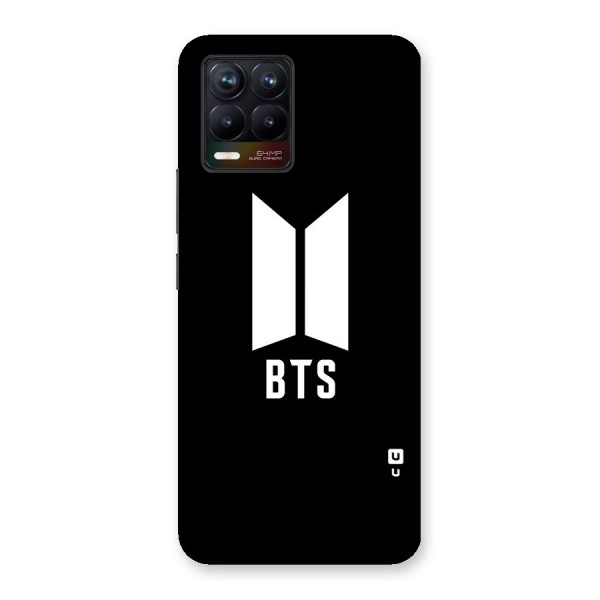 BTS Logo Black Back Case for Realme 8