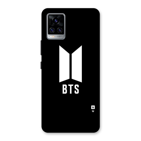 BTS Logo Black Back Case for Vivo V20 Pro