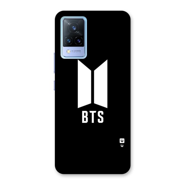 BTS Logo Black Back Case for Vivo V21 5G