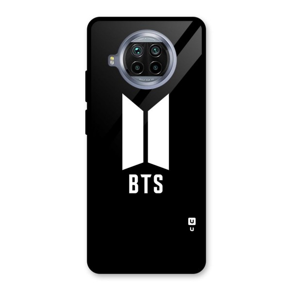 BTS Logo Black Glass Back Case for Mi 10i