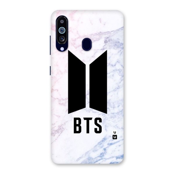 BTS Logo Marble Print Back Case for Galaxy A60