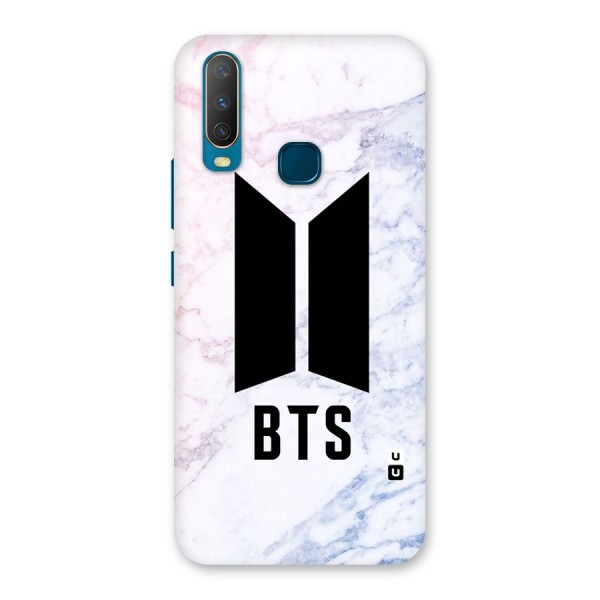 BTS Logo Marble Print Back Case for Vivo U10