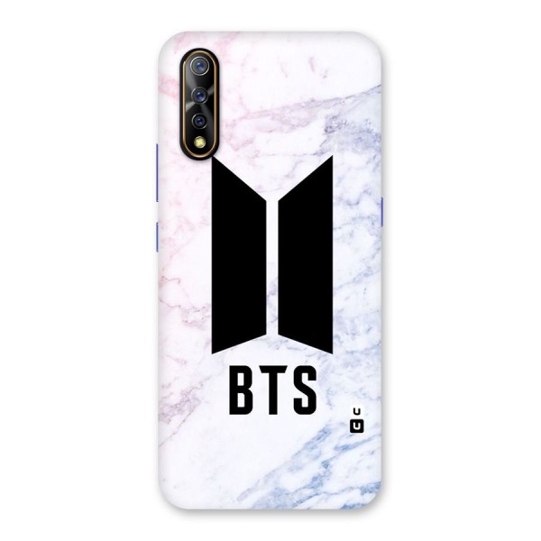 BTS Logo Marble Print Back Case for Vivo Z1x