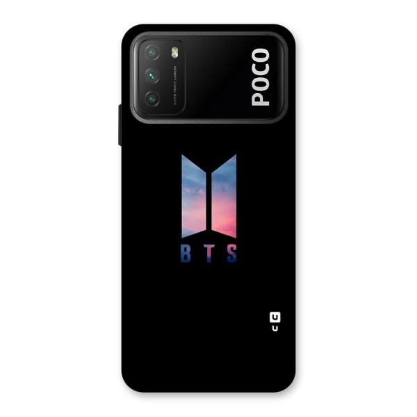 BTS Logo Sky Back Case for Poco M3