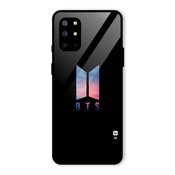 BTS Logo Sky Glass Back Case for OnePlus 8T