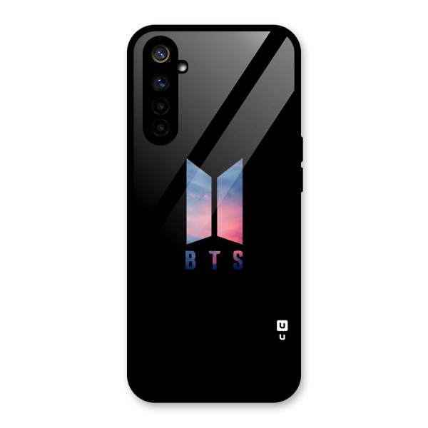 BTS Logo Sky Glass Back Case for Realme 6