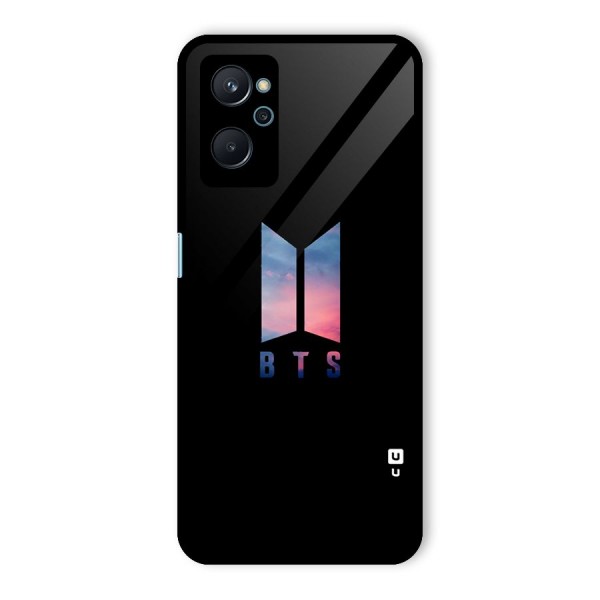 BTS Logo Sky Glass Back Case for Realme 9i