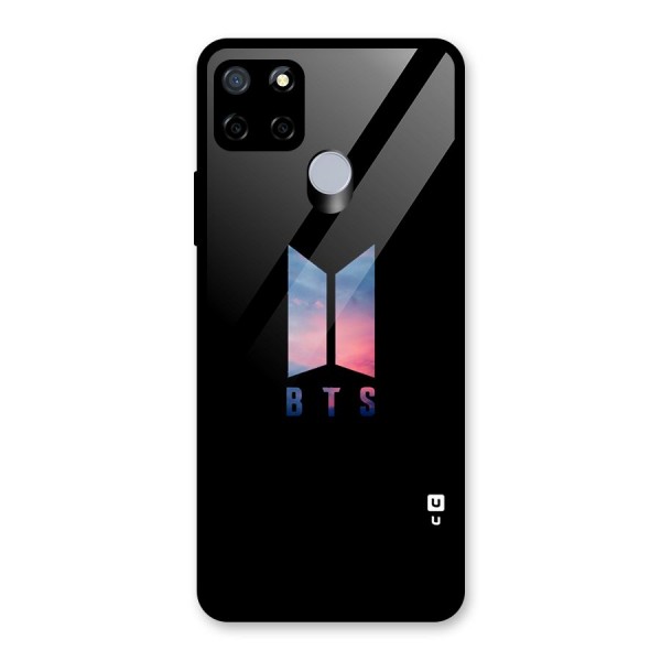 BTS Logo Sky Glass Back Case for Realme C15