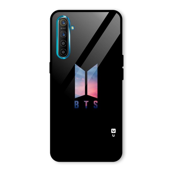 BTS Logo Sky Glass Back Case for Realme XT