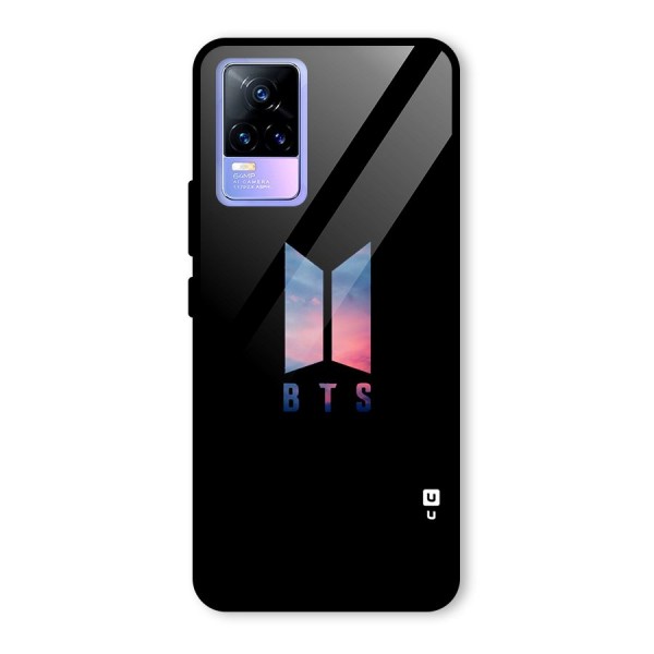 BTS Logo Sky Glass Back Case for Vivo Y73