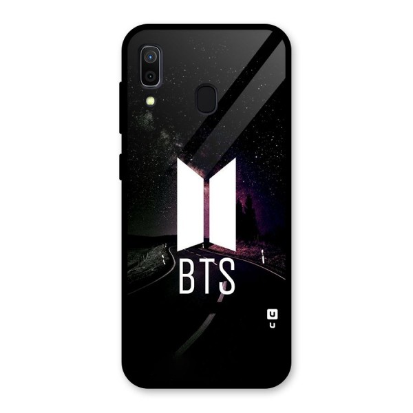 BTS Night Sky Glass Back Case for Galaxy A30