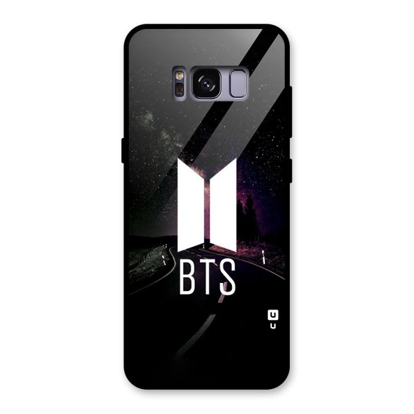 BTS Night Sky Glass Back Case for Galaxy S8