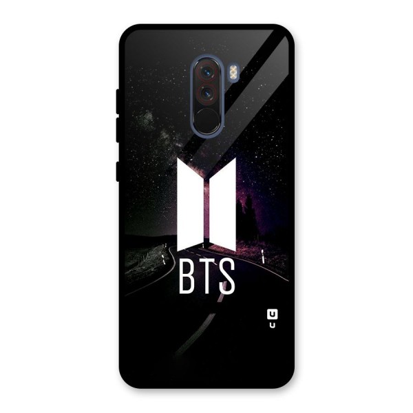 BTS Night Sky Glass Back Case for Poco F1