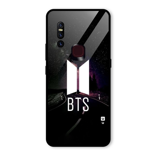 BTS Night Sky Glass Back Case for Vivo V15