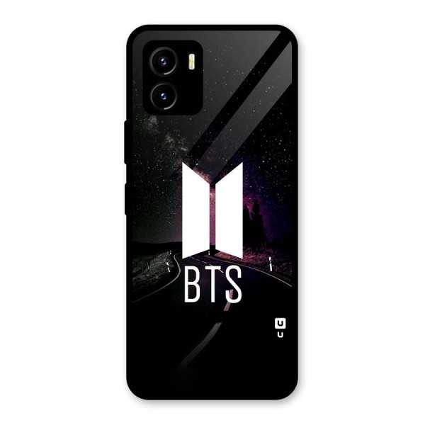 BTS Night Sky Glass Back Case for Vivo Y15s