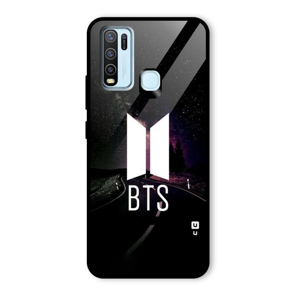 BTS Night Sky Glass Back Case for Vivo Y30