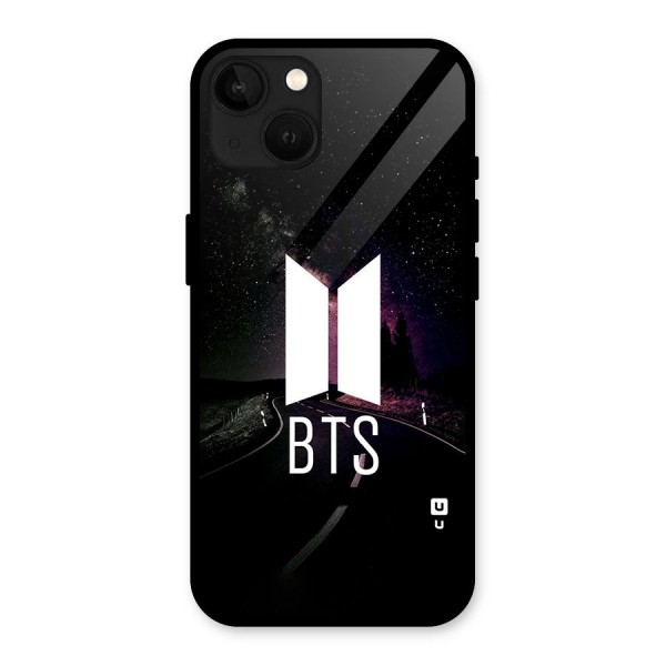 BTS Night Sky Glass Back Case for iPhone 13