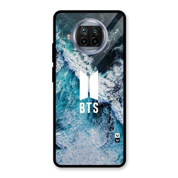 BTS Ocean Waves Glass Back Case for Mi 10i