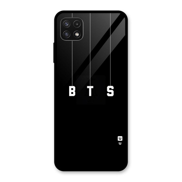 BTS Strings Glass Back Case for Galaxy A22 5G