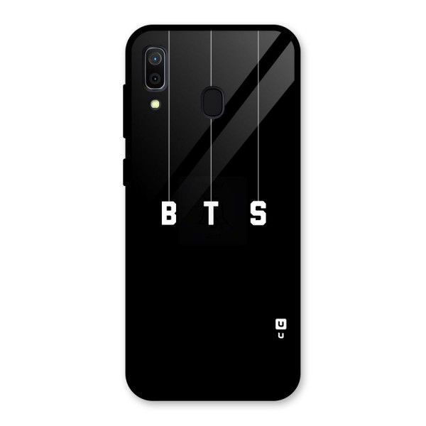 BTS Strings Glass Back Case for Galaxy A30