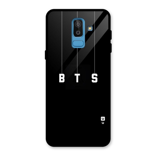 BTS Strings Glass Back Case for Galaxy J8