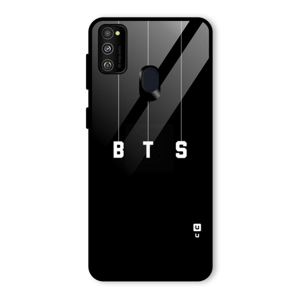 BTS Strings Glass Back Case for Galaxy M21